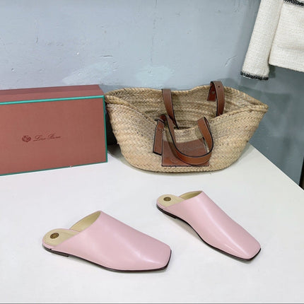FLAT BUBBLE IN PASTEL PINK LAMBSKIN