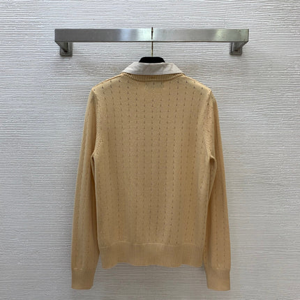 MIUMIU 26S KNIT COLLAR CARDIGAN 1320