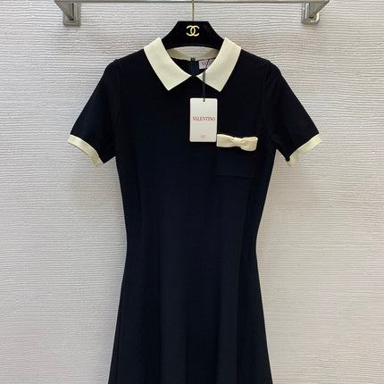 VALENTINO 26S SHORT-SLEEVE POLO DRESS 352