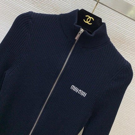 MIUMIU 26S ZIP-UP CARDIGAN 1571