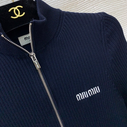 MIUMIU 26S ZIP-UP CARDIGAN 1571