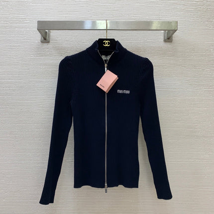 MIUMIU 26S ZIP-UP CARDIGAN 1571
