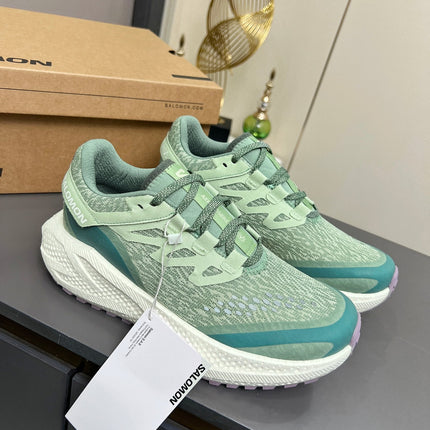 ALO 25S SALOMON ODYSSEY ELMT SNEAKER 45 MM IN PASTEL GREEN FABRIC