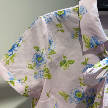 PRADA 26S SHORT-SLEEVE BOW-TIE SHIRT STYLE 988