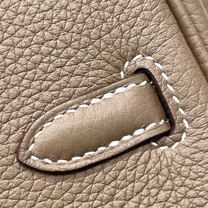 HM 25S BIRKIN 25 CM IN CLAY BROWN TOGO WITH KEY SILVER