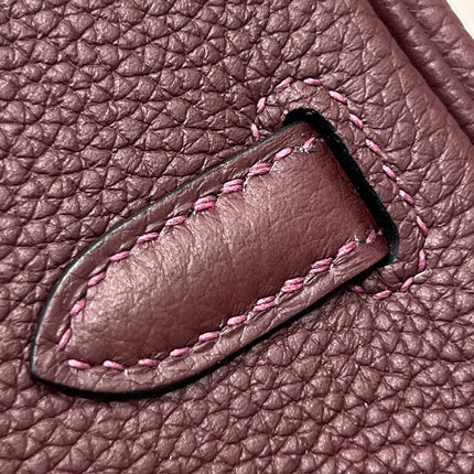HM 25S BIRKIN 25 CM IN BURGUNDY BROWN TOGO WITH KEY GOLD