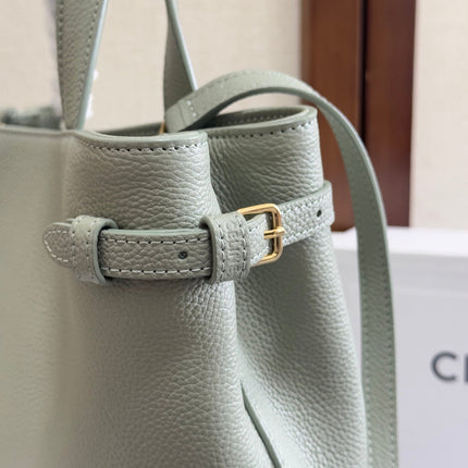 MINI CABAS ANAIS CUIR TRIOMPHE 20 IN LIGHT CLAY GRAINED CALFSKIN