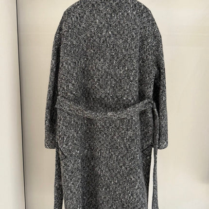 CHANEL 25S LONG TWEED COAT 422