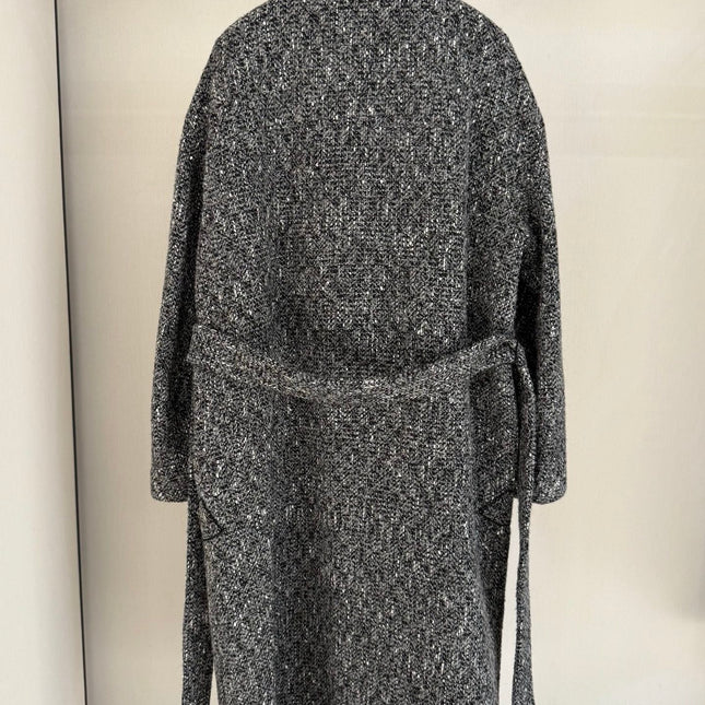 CHANEL 25S LONG TWEED COAT 422
