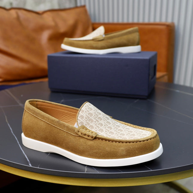 CD GRANVILLE BASIC LOAFER FLAX-BEIGE JACQUARD