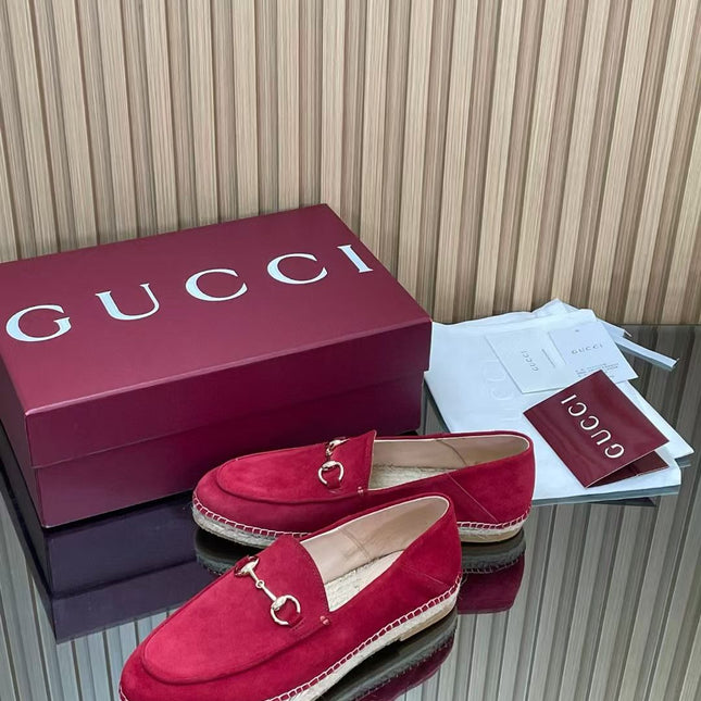 GUCCI 26S LOAFER IN DARK RED SUEDE