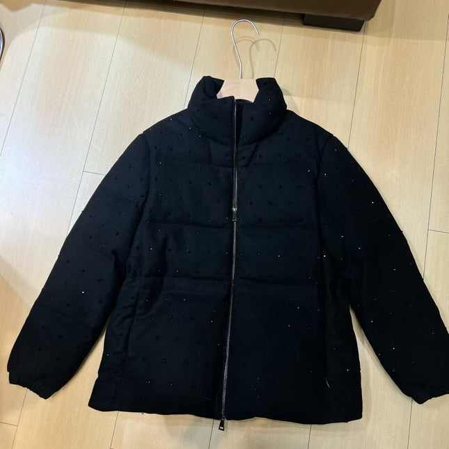 MONCLER 25S EMBELLISHED PUFFER JACKET 412