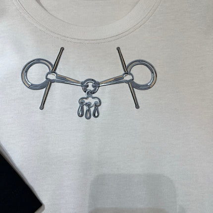 HERMES 25S SHORT-SLEEVE CREW NECK T-SHIRT 374