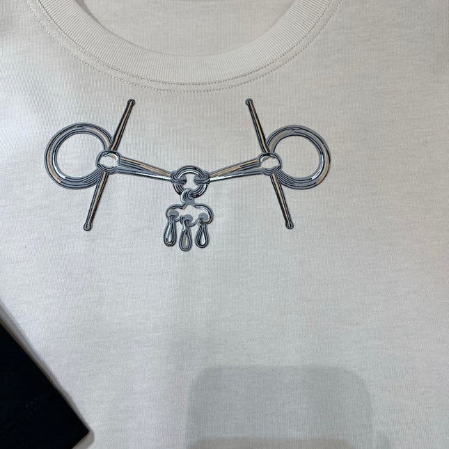 HERMES 25S SHORT-SLEEVE CREW NECK T-SHIRT 374