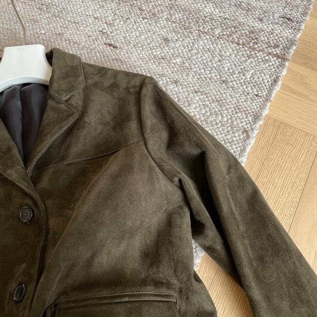 PRADA 25S SUEDE JACKET 401