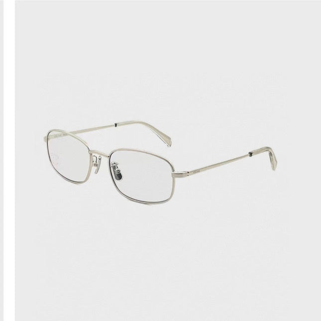 TRIOMPHE RHINESTONE SUNGLASS CL40285U IN METAL WITH CRYSTALS