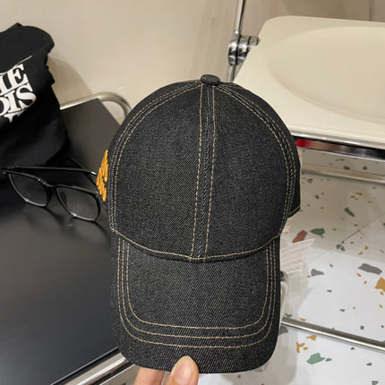 MIUMIU 26S DENIM BASEBALL CAP 340584