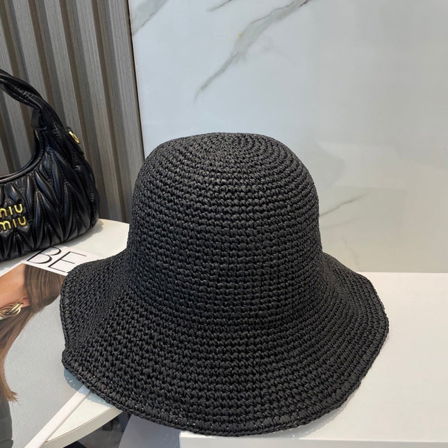 MIUMIU 26S WOVEN BUCKET HAT 339647
