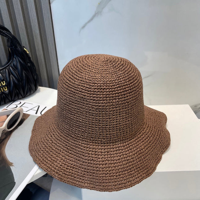 MIUMIU 26S WOVEN BUCKET HAT 339648