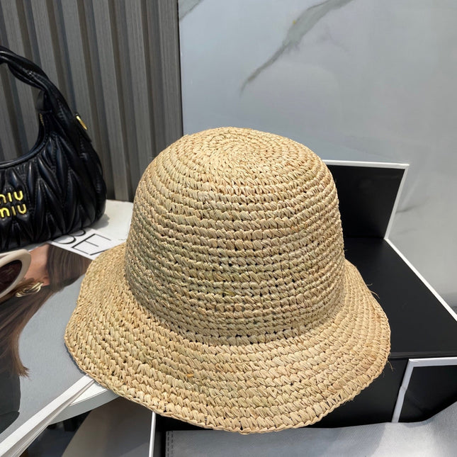 LOEWE 26S STRAW BUCKET HAT STYLE 056