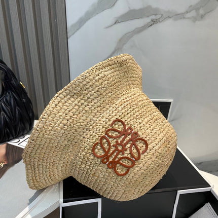 LOEWE 26S STRAW BUCKET HAT STYLE 056