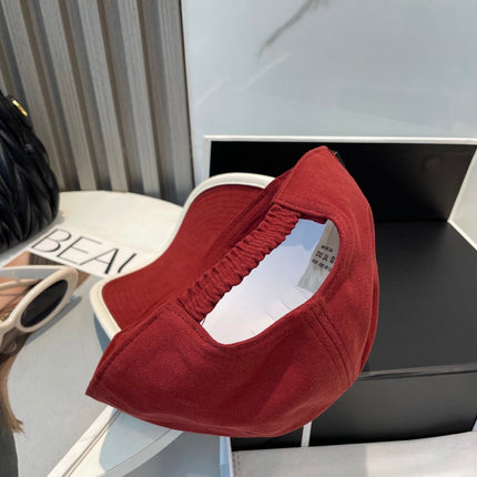 MIUMIU BASEBALL CAP IN RED FABRIC STYLE 9
