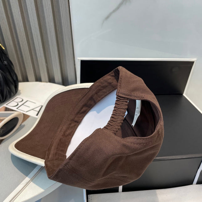 MIUMIU BASEBALL CAP IN BROWN FABRIC STYLE 6