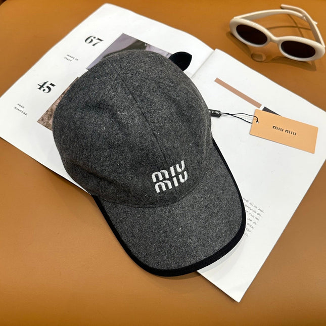 MIUMIU 26S BASEBALL CAP 340611