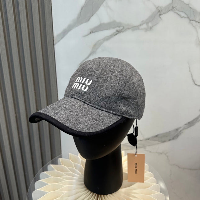 MIUMIU 26S BASEBALL CAP 340611
