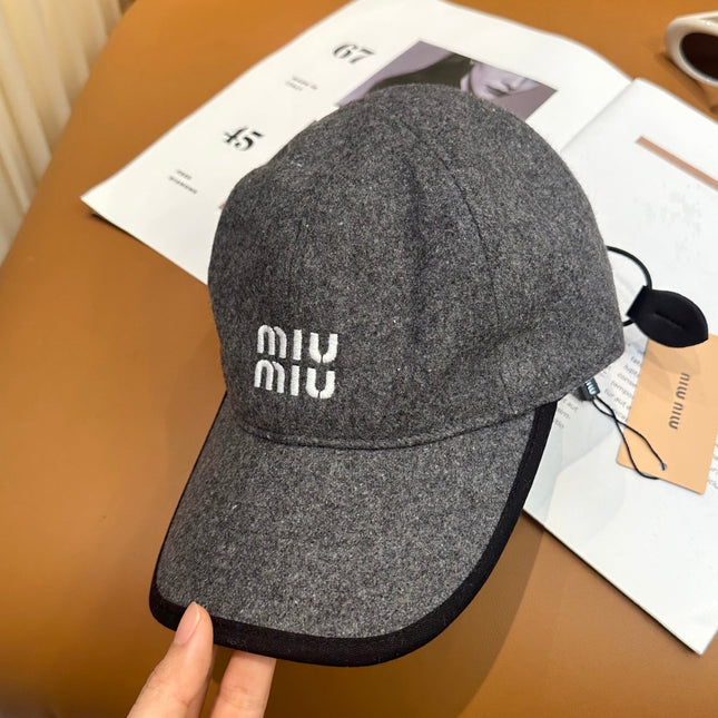 MIUMIU 26S BASEBALL CAP 340611