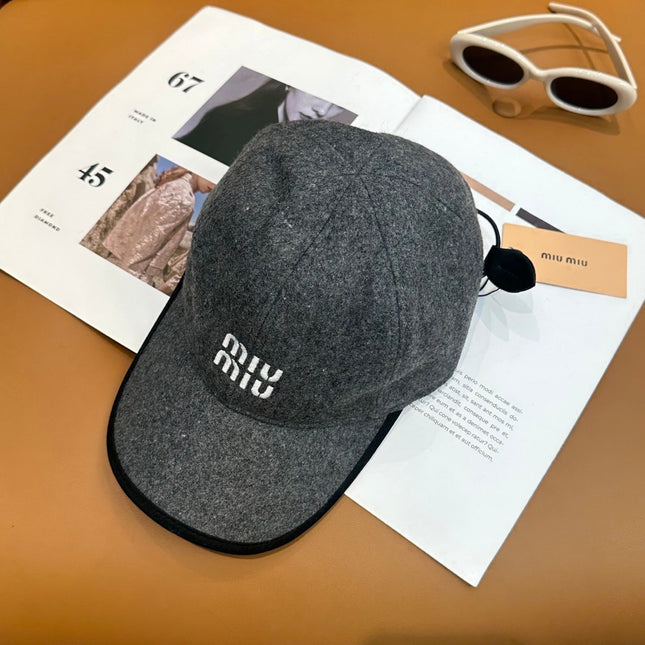 MIUMIU 26S BASEBALL CAP 340611
