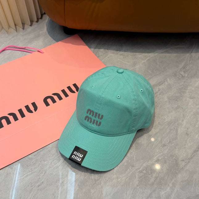 MIUMIU 26S BASEBALL CAP IN 339689
