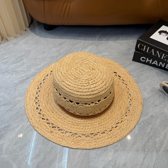 LOEWE 26S STRAW BELTED SUN HAT STYLE 182