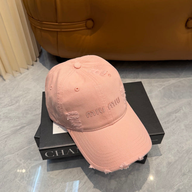 MIUMIU 26S CRYSTAL BASEBALL CAP 345237