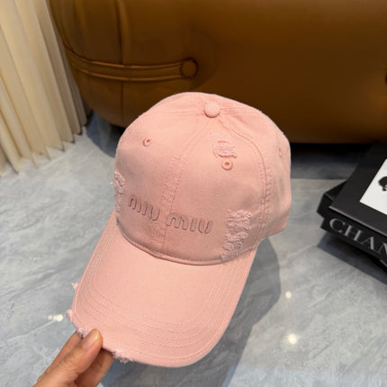 MIUMIU 26S CRYSTAL BASEBALL CAP 345237