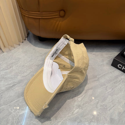 MIUMIU 26S CRYSTAL BASEBALL CAP 345238