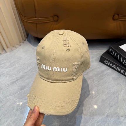 MIUMIU 26S CRYSTAL BASEBALL CAP 345238
