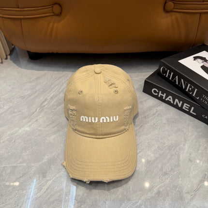 MIUMIU 26S CRYSTAL BASEBALL CAP 345238