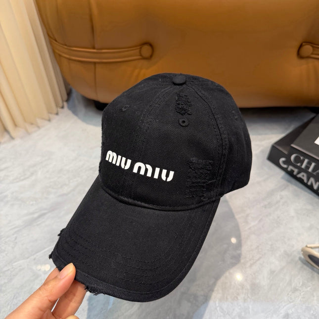 MIUMIU 26S CRYSTAL BASEBALL CAP 345241
