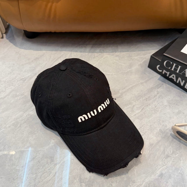 MIUMIU 26S CRYSTAL BASEBALL CAP 345241