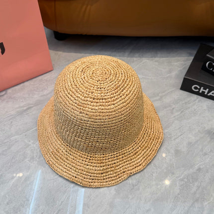 MIUMIU 26S STRAW BUCKET HAT 340666
