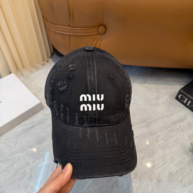 MIUMIU 26S BASEBALL CAP 342397