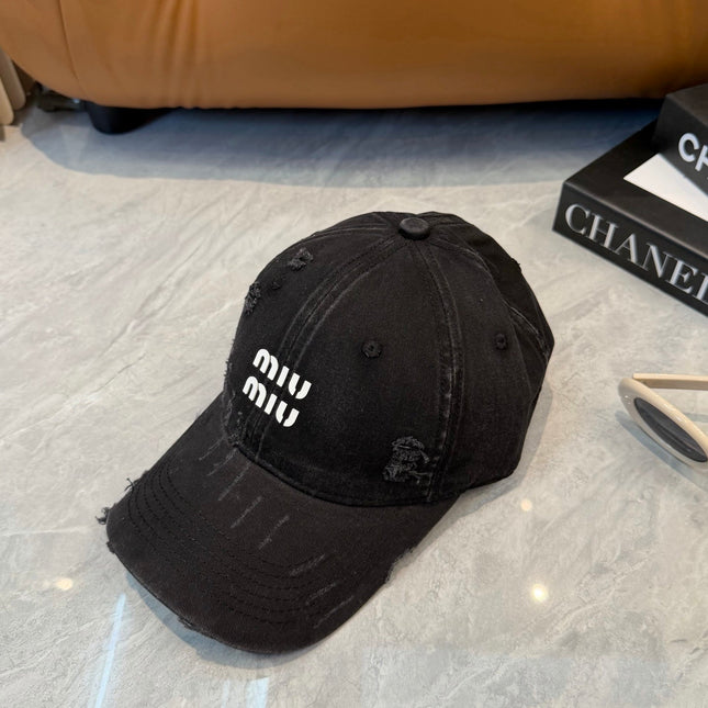 MIUMIU 26S BASEBALL CAP 342397