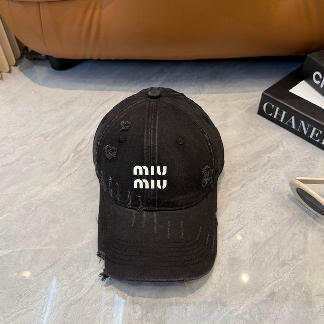 MIUMIU 26S BASEBALL CAP 342397