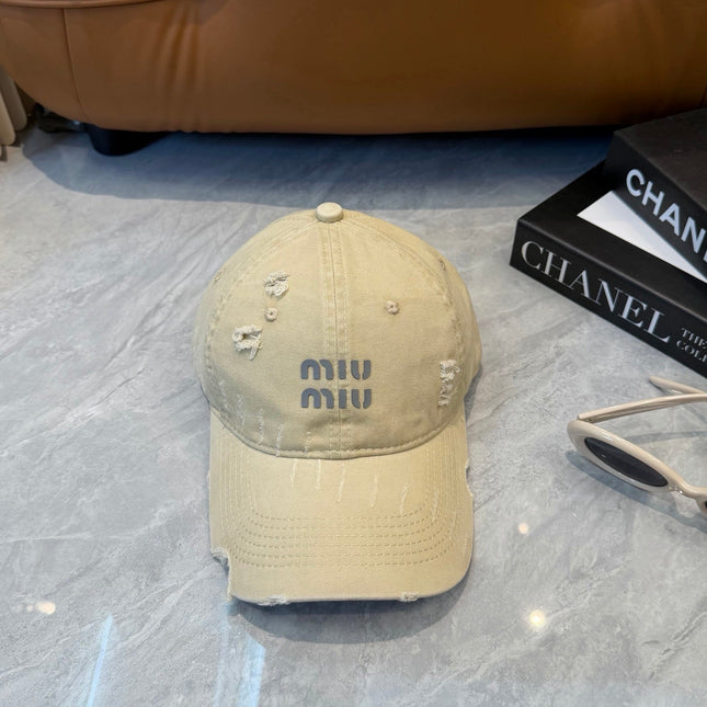 MIUMIU 26S BASEBALL CAP 342396