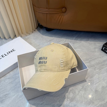 MIUMIU 26S BASEBALL CAP 342396