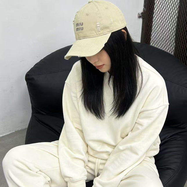 MIUMIU 26S BASEBALL CAP 342396
