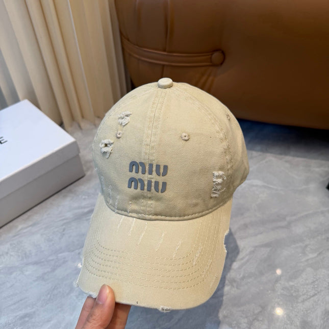 MIUMIU 26S BASEBALL CAP 342396