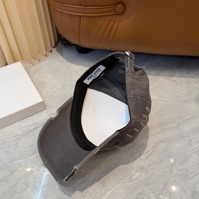 MIUMIU 26S BASEBALL CAP 342398