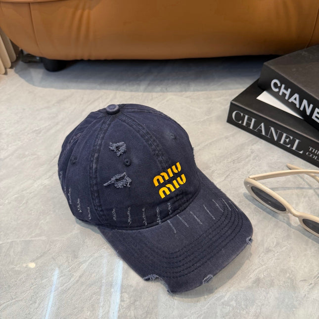 MIUMIU 26S BASEBALL CAP 342399